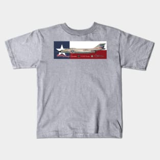 McDonnell F-101B Voodoo 111st FIS Texans Kids T-Shirt